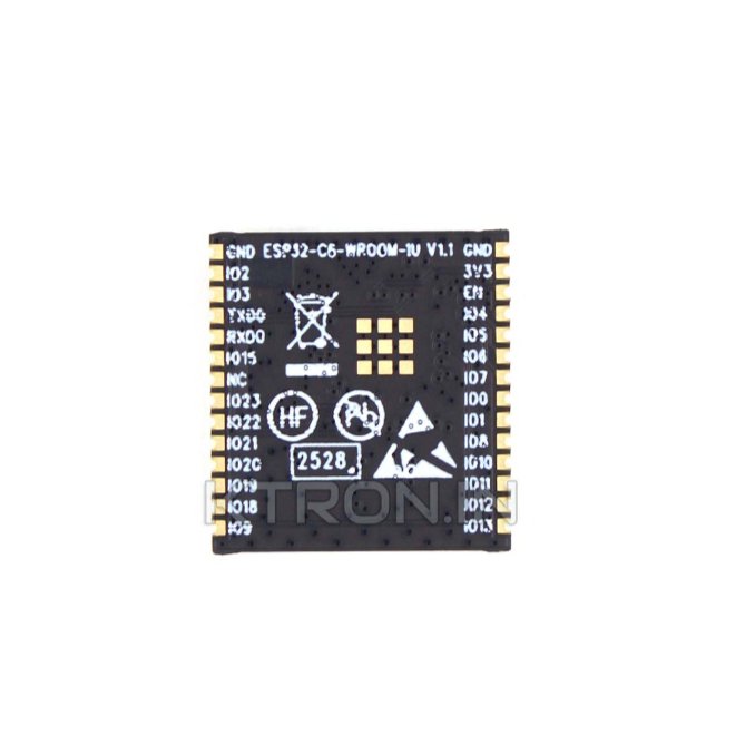 ESP32-C6-WROOM-1U-N4 – WiFi 6 + BLE + Zigbee Module – Espressif - Image 2