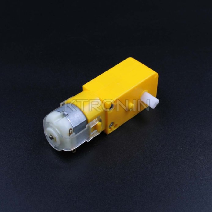 100 RPM Single Shaft BO Motor – Straight