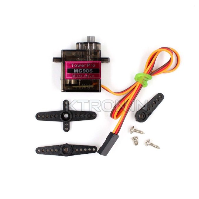 MG90S Micro Servo Motor – 180° Rotation - Image 3